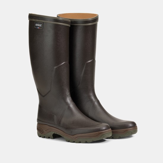 Aigle Anti-fatigue Rain Boots Men Brown ZA-87541